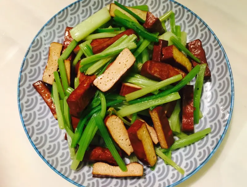 炒豆干食谱
