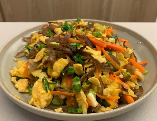 木須炒蛋技巧
