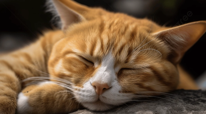 貓咪 整 夜 盯 著 他 看